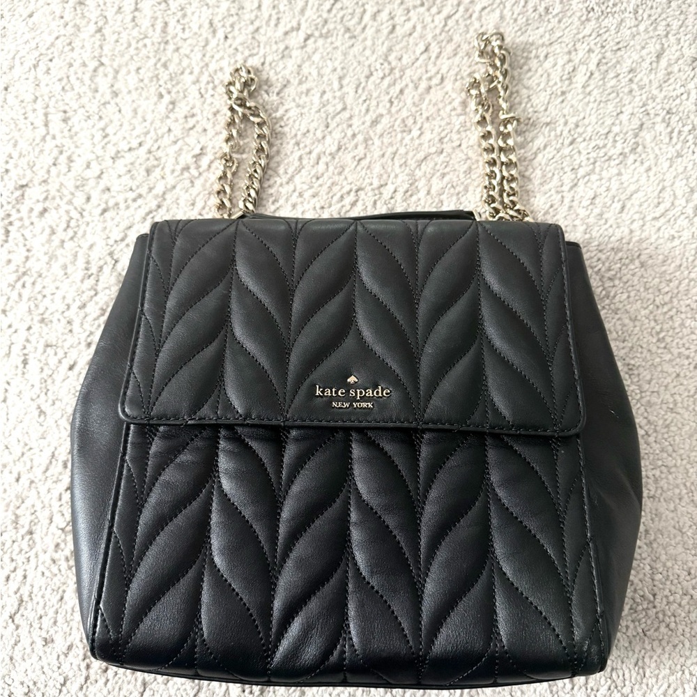 🚫‼️❌SOLD: Kate Spade Black Quilted Women's Crossbody/Backpack Bag